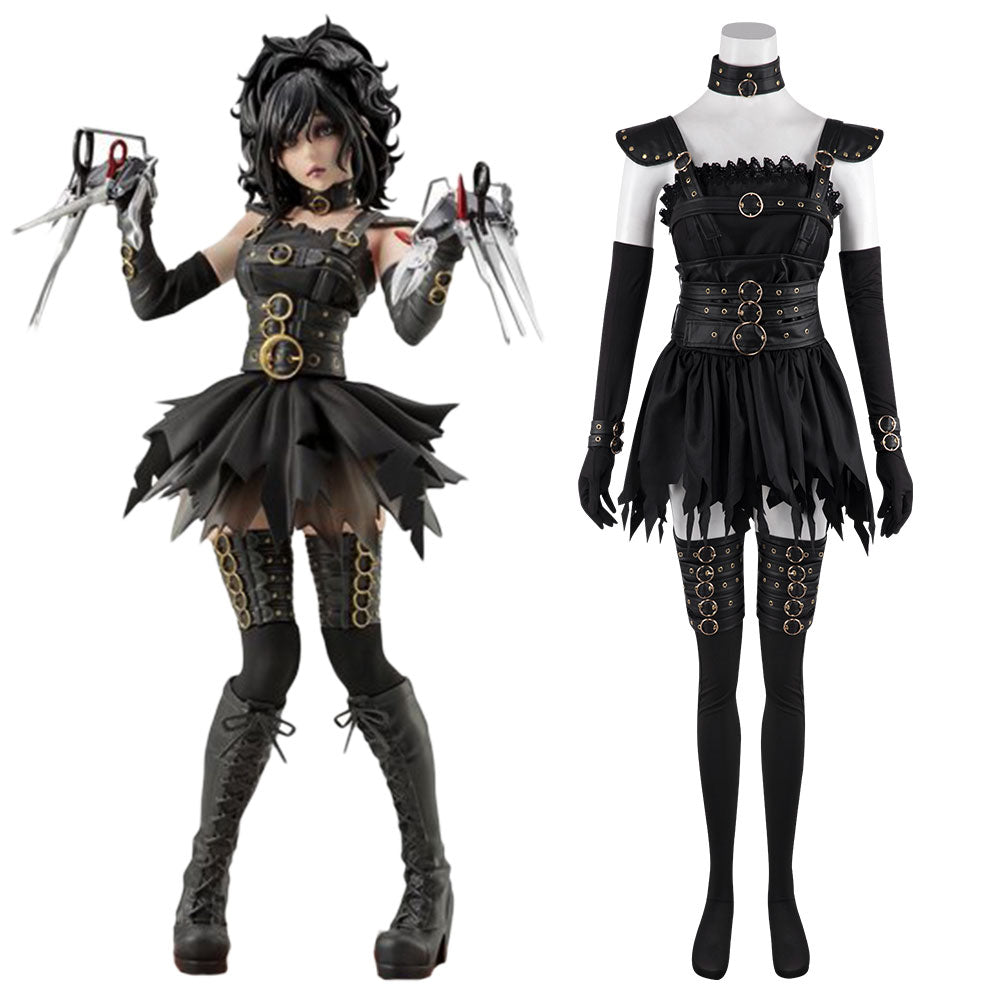 Edward Scissorhands Horror Female Cosplay Costume