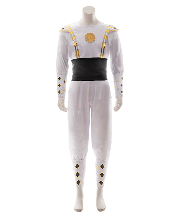 Power Rangers White Ninjetti Ranger White Ninja Ranger Tommy Oliver Cosplay Costume
