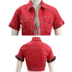 Final Fantasy VII FF7 Aerith Gainsborough Aeris Cosplay Costume
