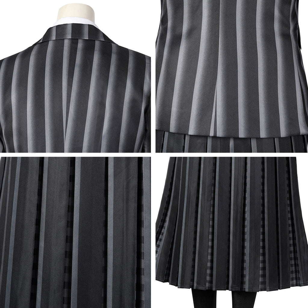 Wednesday Addams Black Uniform Cosplay Costume