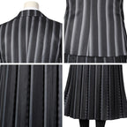 Wednesday Addams Black Uniform Cosplay Costume