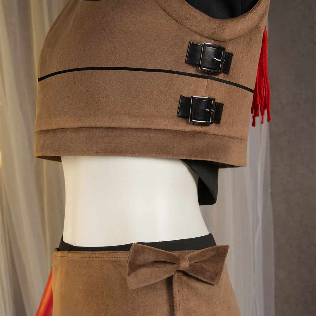 Dungeon Meshi Delicious in Dungeon Izutsumi Brown Cosplay Costume