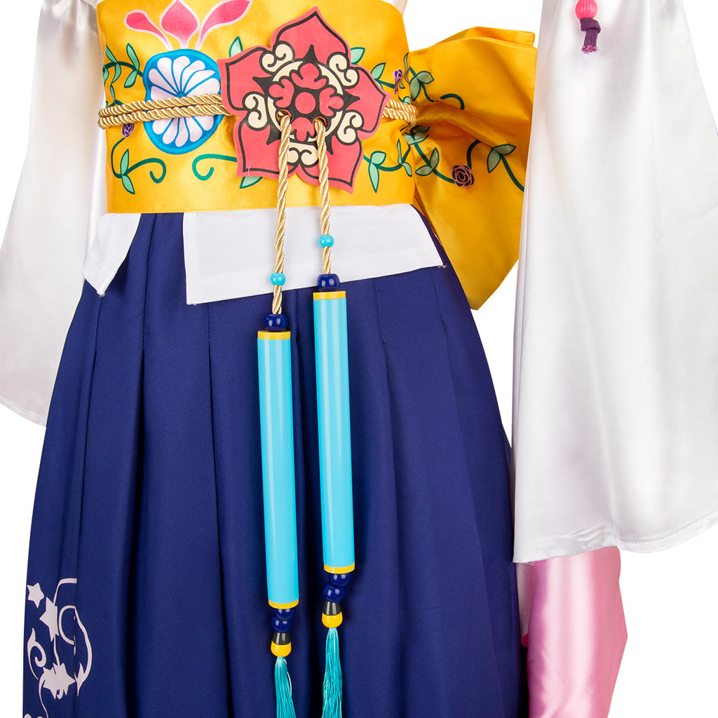 Final Fantasy X FF10 Yuna Cosplay Costume - Deluxe Version