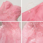 Wicked (2024) Glinda Pink Dress Cosplay Costume