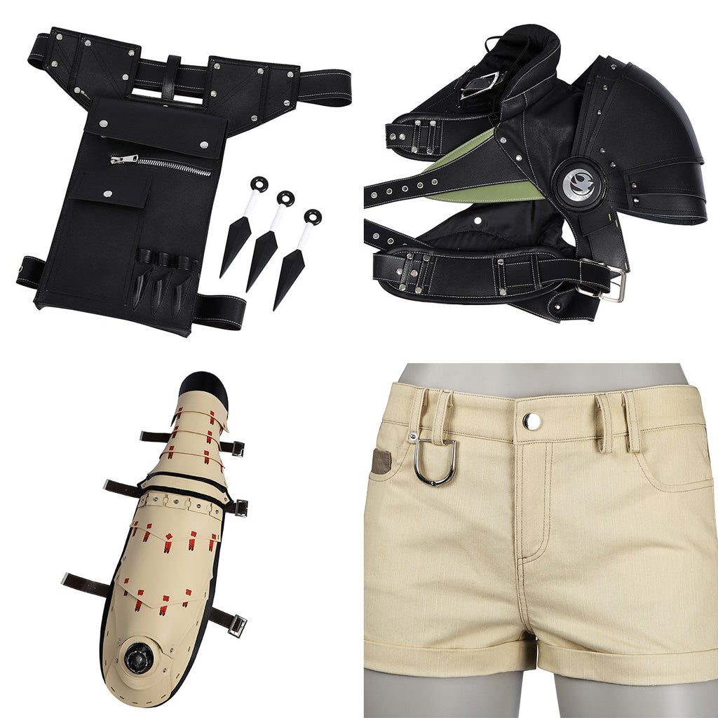 Final Fantasy VII Rebirth FF7R Yuffie Kisaragi Cosplay Costume