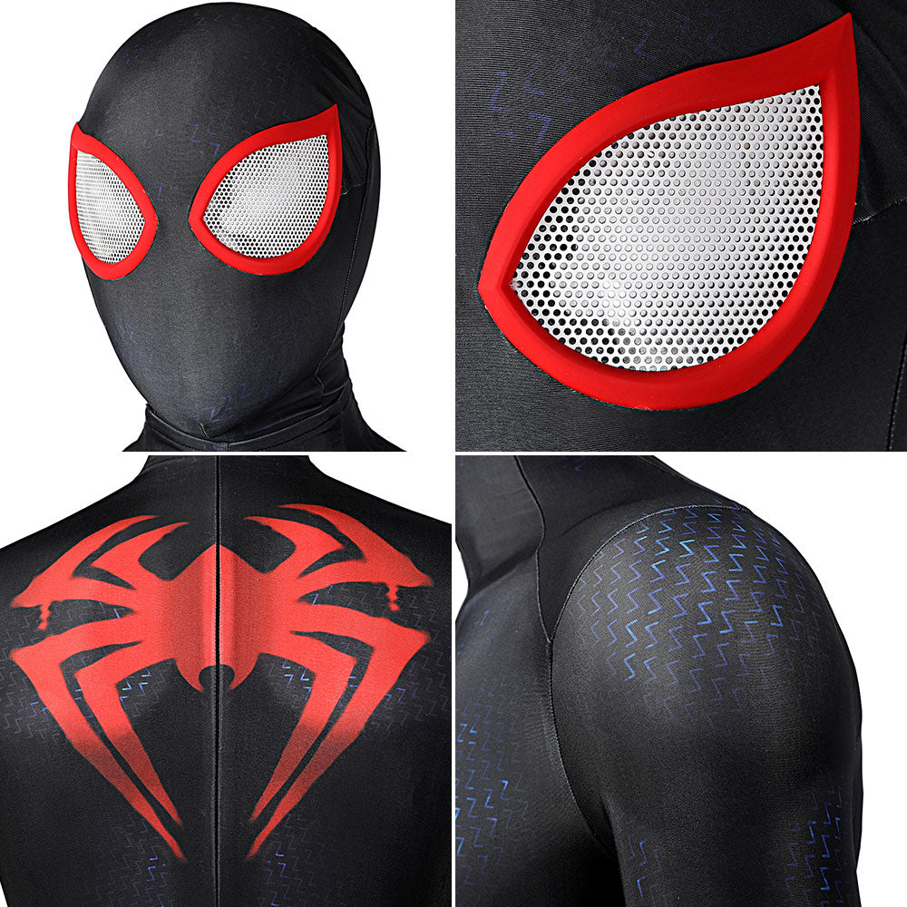 Across the Spider-Verse Miles Morales Cosplay Jumpsuit