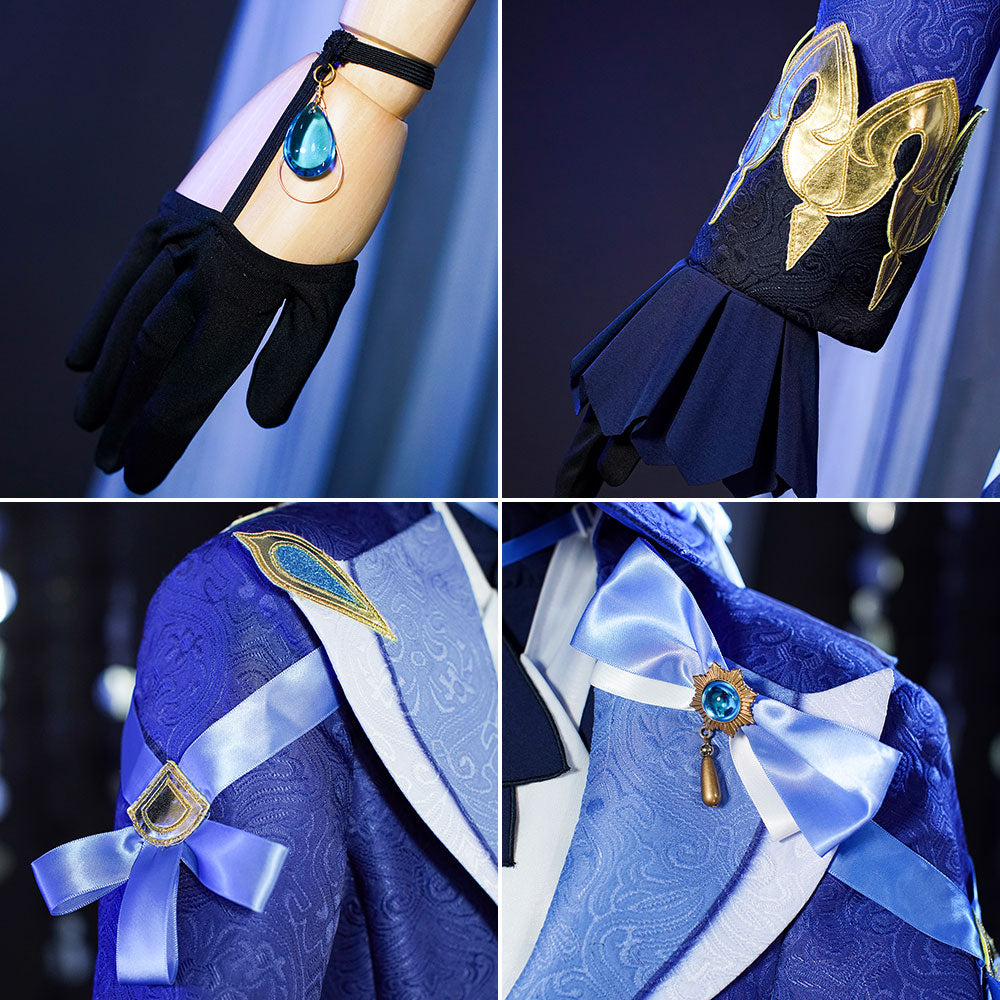 Genshin Impact Focalors Furina Premium Edition Cosplay Costume