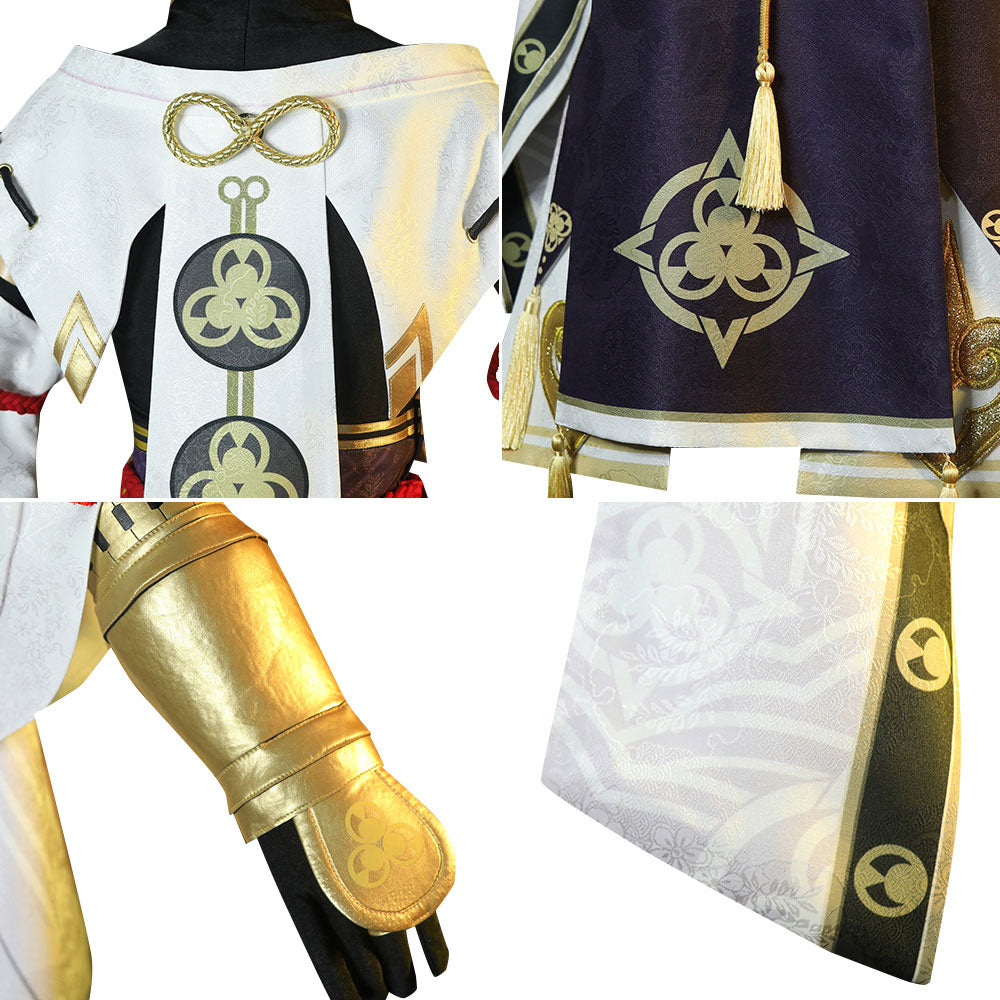 Genshin Impact Kujou Sara Cosplay Costume