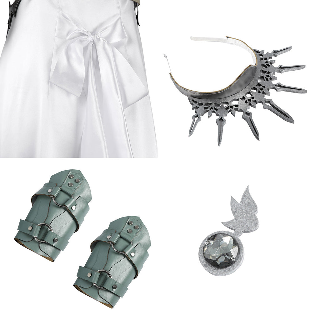 Final Fantasy VII Rebirth FF7R Tifa Lockhart Gold Saucer Dress Cosplay Costume