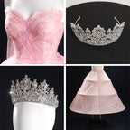 Wicked (2024) Glinda Cosplay Costume