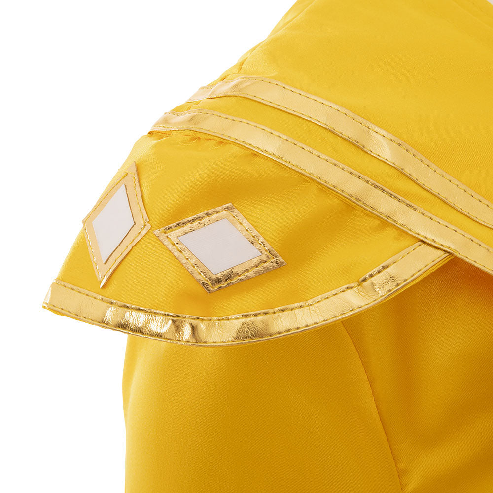 Power Rangers Yellow Ninjetti Ranger Yellow Ninja Ranger Cosplay Costume