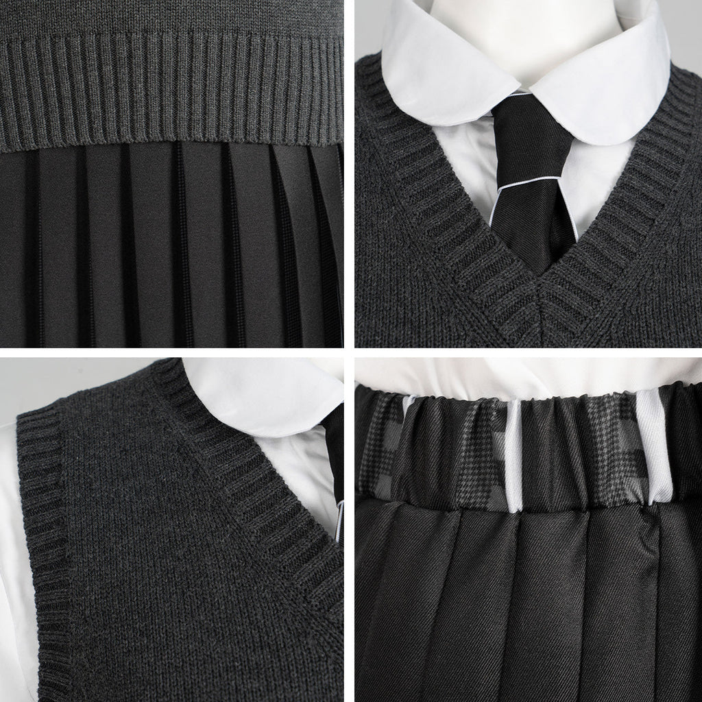 Wednesday Addams School Uniform Cosplay Costume