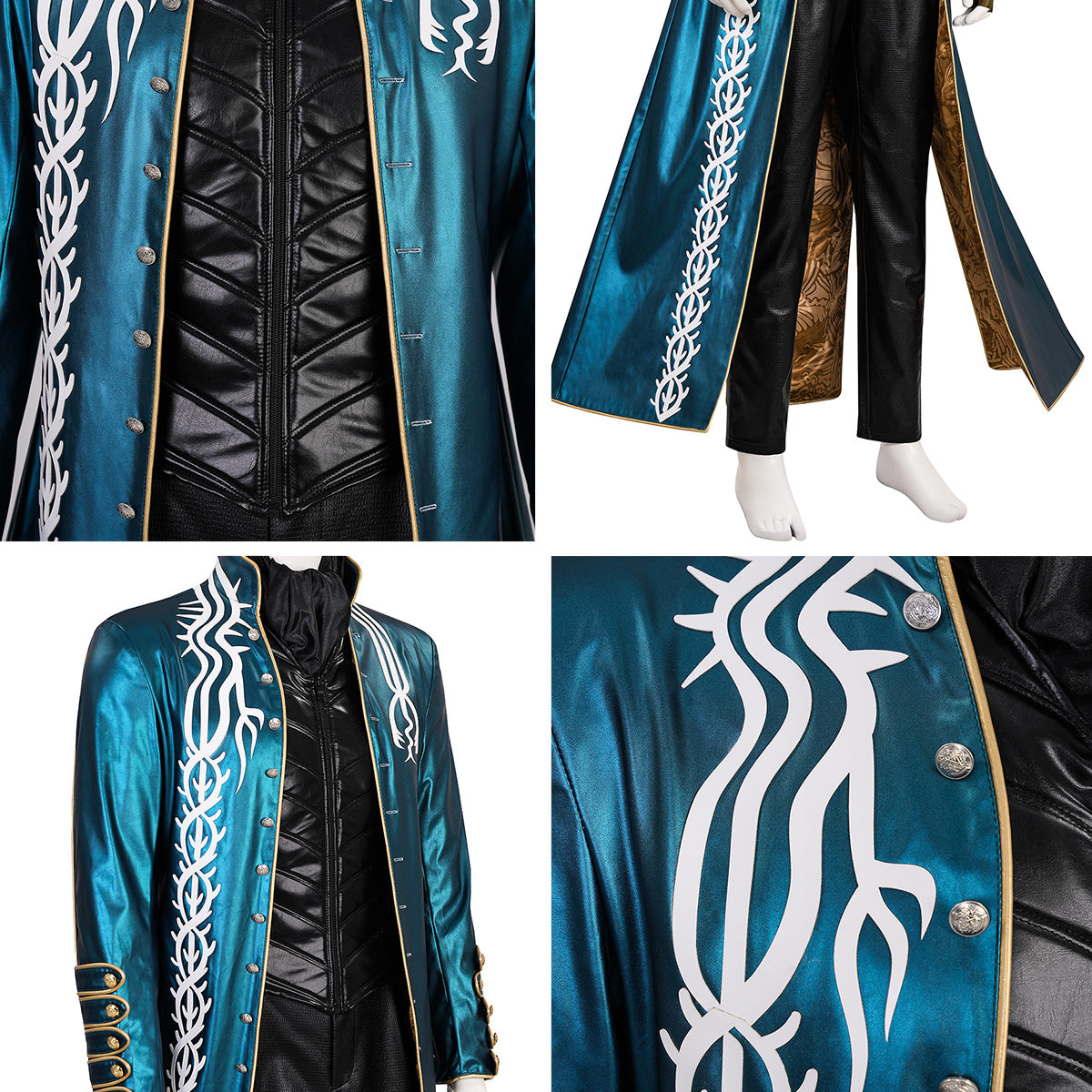 Devil May Cry 3 Dante's Awakening Vergil Cosplay Costume