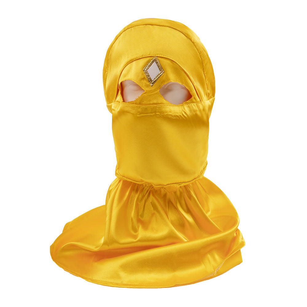 Power Rangers Yellow Ninjetti Ranger Yellow Ninja Ranger Cosplay Costume