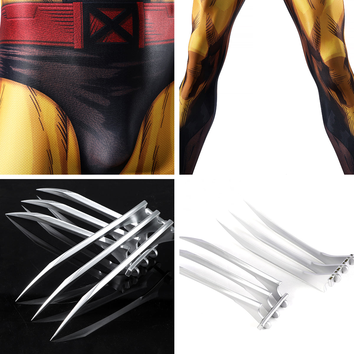 X-Men Wolverine Brown Suit Cosplay Costume
