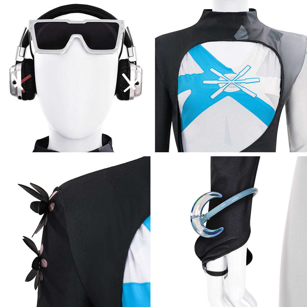 Marvel Rivals Luna Snow Cool Summer Cosplay Costume