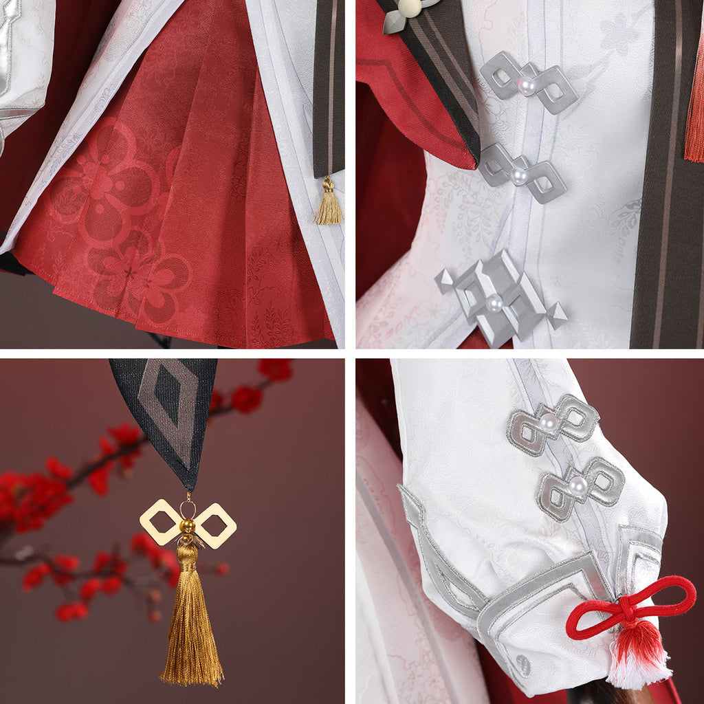 Genshin Impact Lantern Rite 5.3 Version Hu Tao New Skin Cosplay Costume