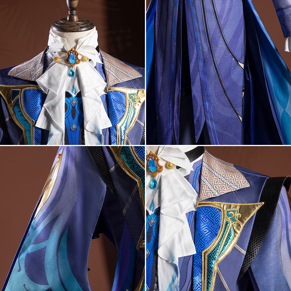 Genshin Impact Fontaine Neuvillette Cosplay Costume