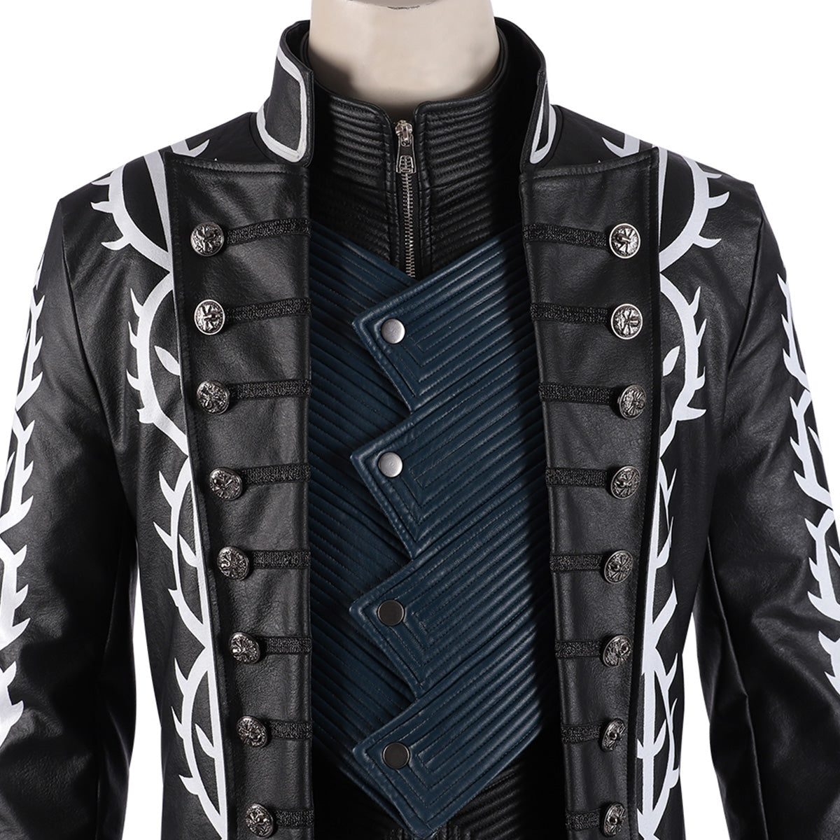 Devil May Cry 5 Vergil Black Cosplay Costume