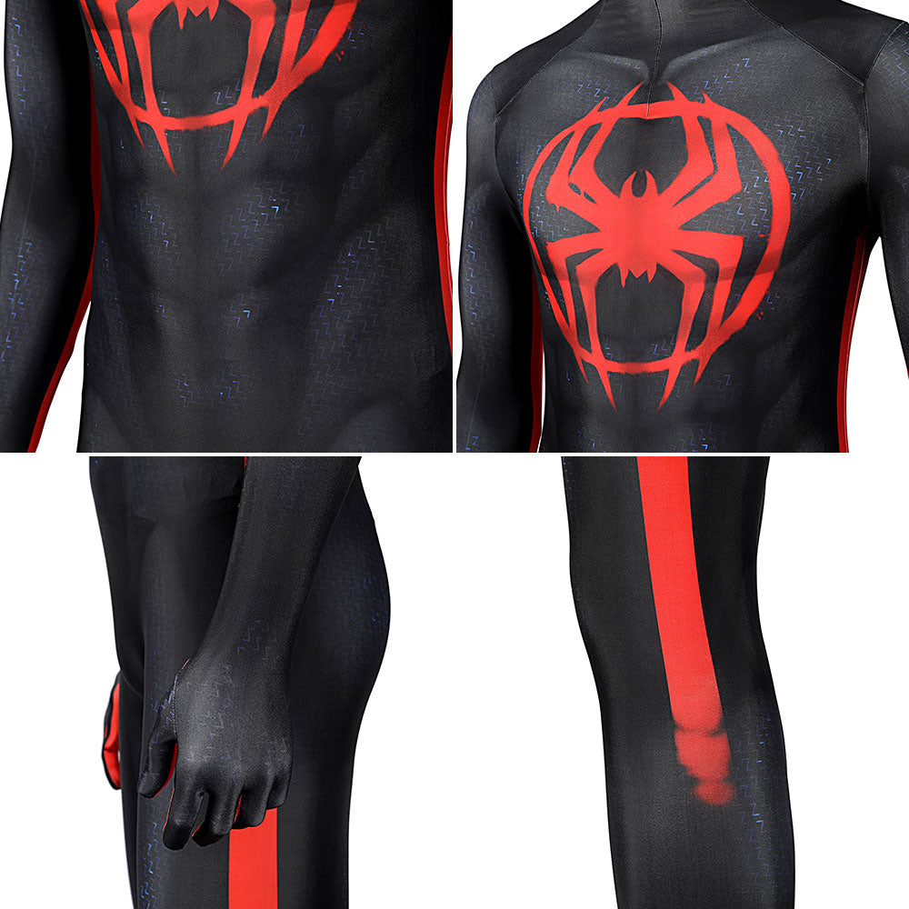 Across the Spider-Verse Miles Morales Cosplay Jumpsuit