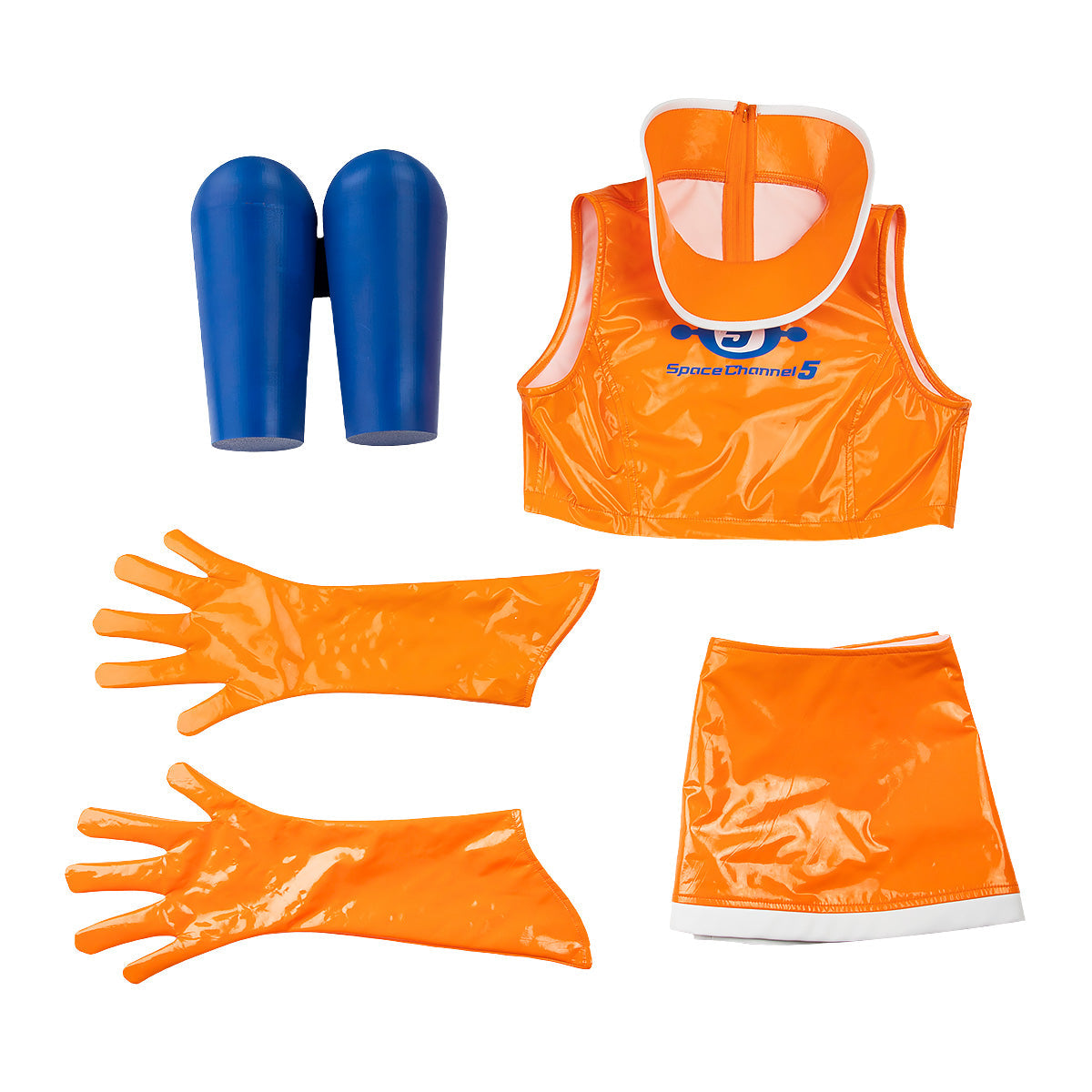 Space Channel 5 Ulala Orange Cosplay Costume