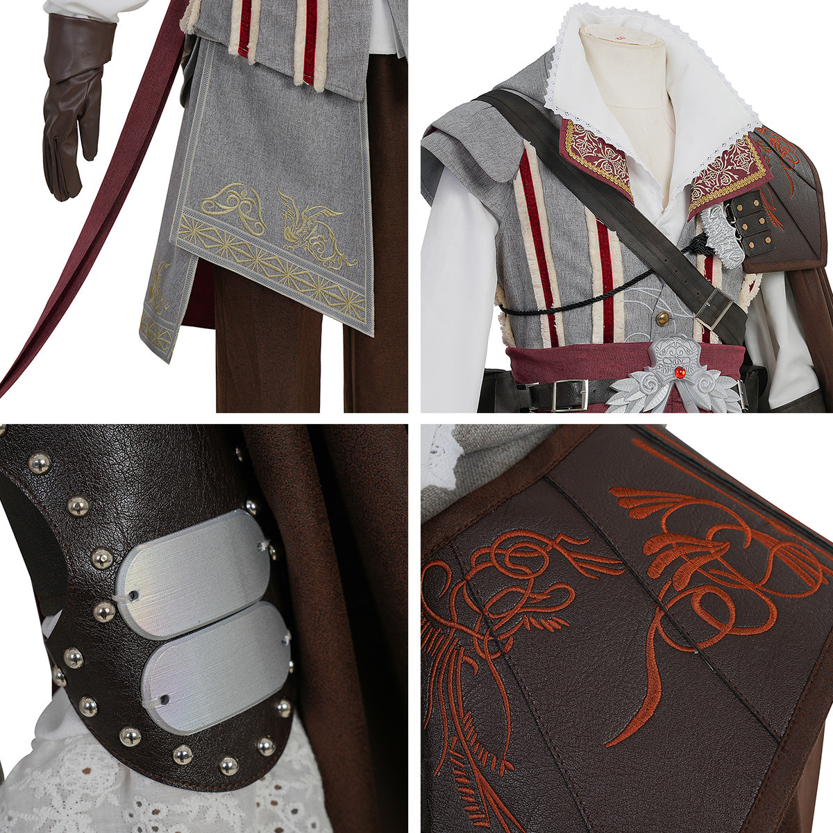 AC2 Ezio Auditore da Firenze Cosplay Costume