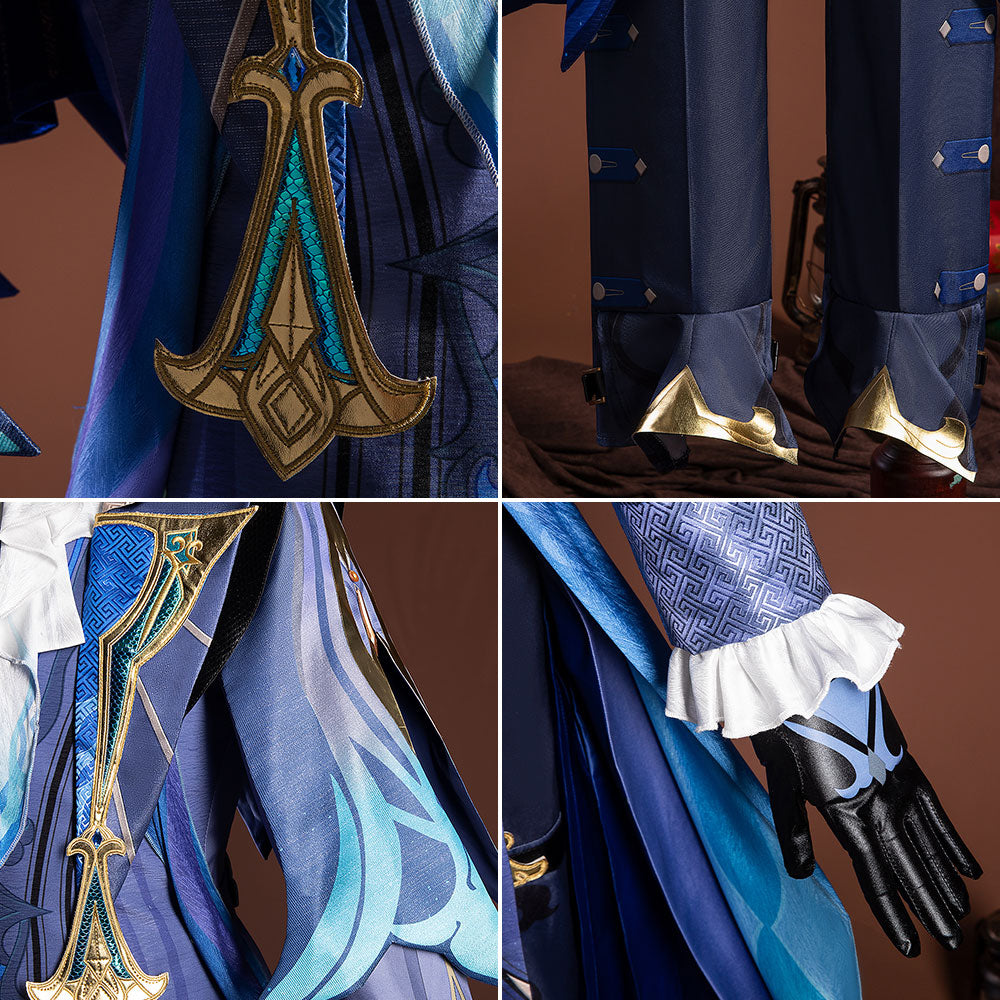 Genshin Impact Fontaine Neuvillette Cosplay Costume