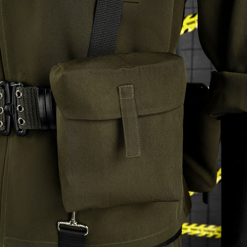 Metal Gear Solid Delta: Snake Eater MGS3 Big Boss Naked Snake John Solid Snake Green Cosplay Costume
