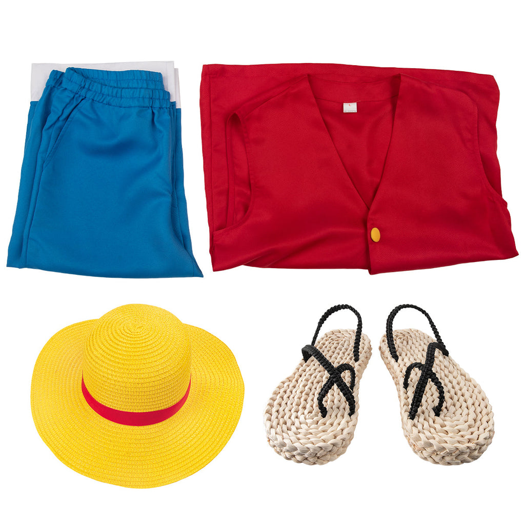 One Piece Luffy 1st Cosplay Costume