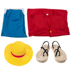One Piece Luffy 1st Cosplay Costume