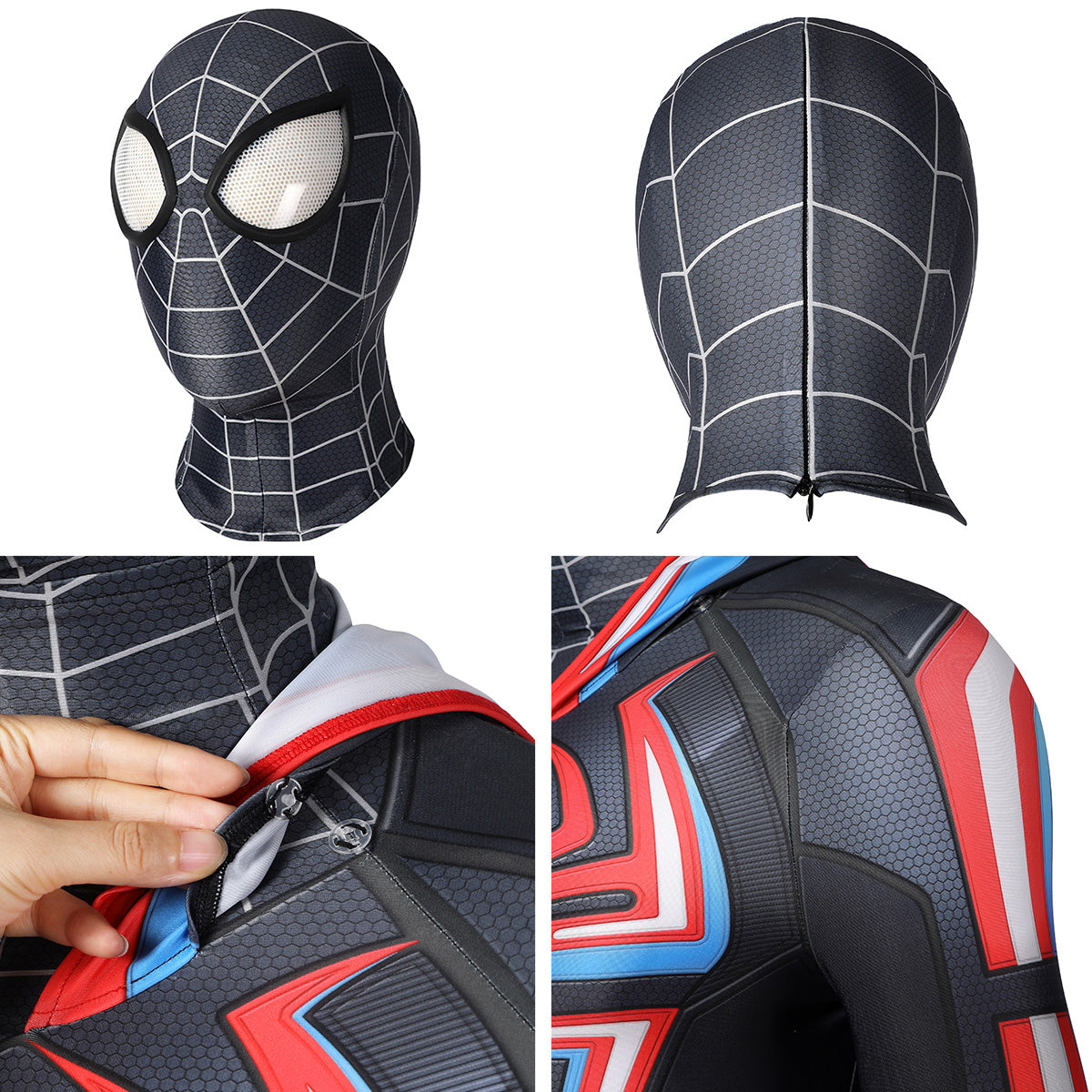 Spider-Man: Miles Morales 2099 Suit Cosplay Costume