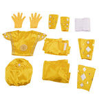 Power Rangers Yellow Ninjetti Ranger Yellow Ninja Ranger Cosplay Costume
