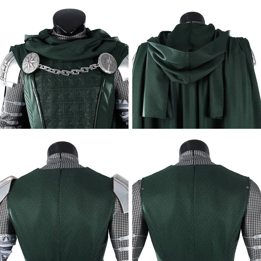Avengers 5 A5 Avengers: Doomsday Movie Doctor Doom Victor von Doom Cosplay Costume-No Mask