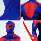 Spider-Verse Miguel O'Hara Spider-Man 2099 Cosplay Costume