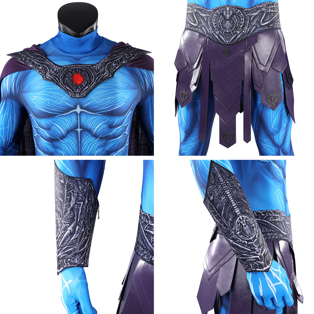 Masters of the Universe Skeletor Cosplay Costume