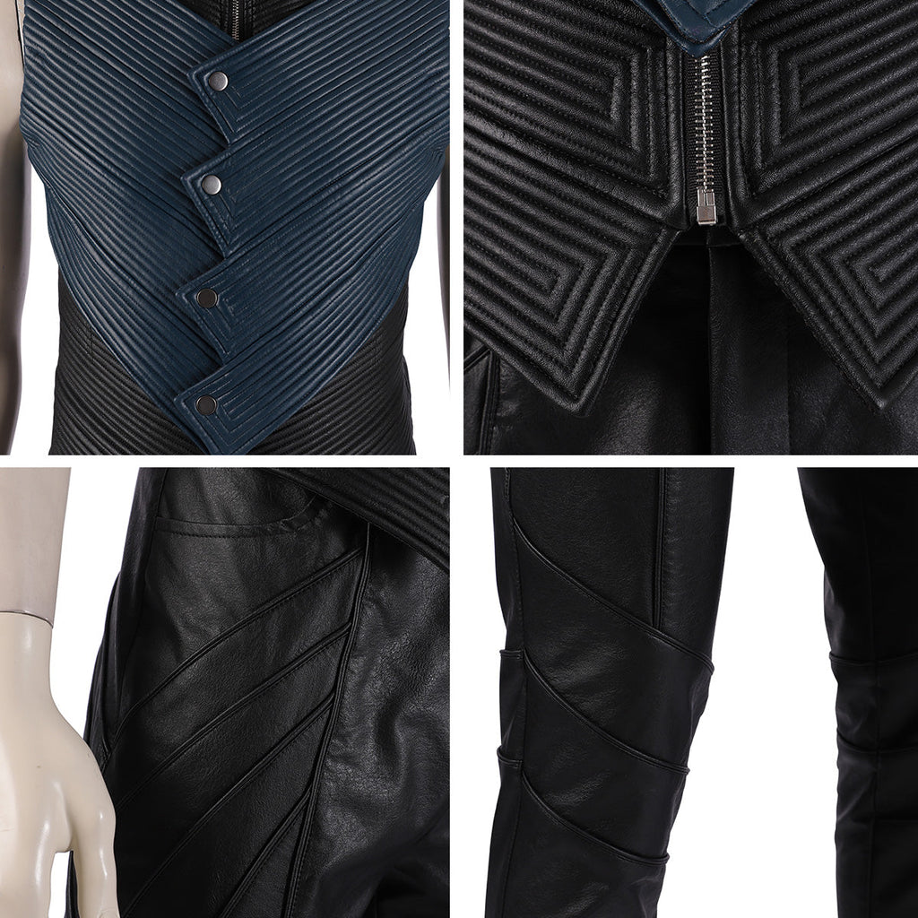 Devil May Cry 5 Vergil Black Cosplay Costume