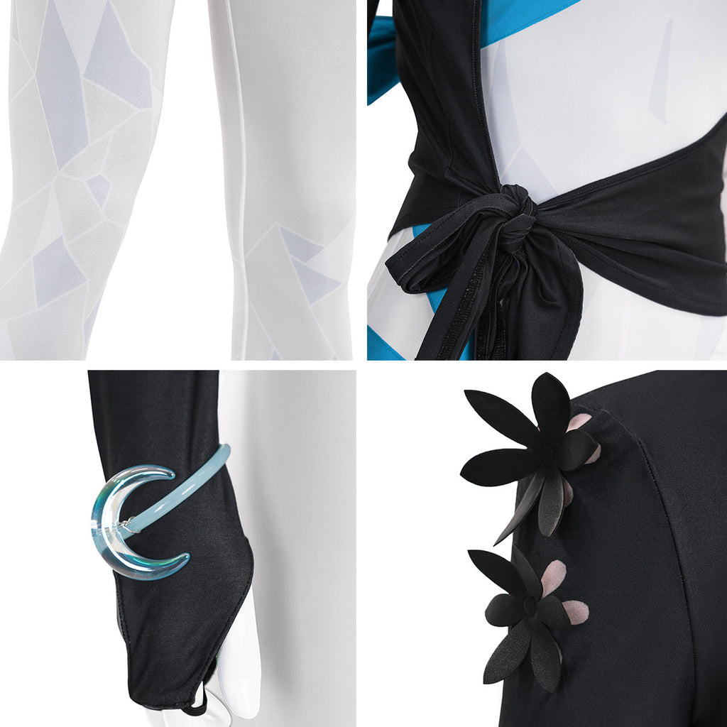 Marvel Rivals Luna Snow Cool Summer Cosplay Costume