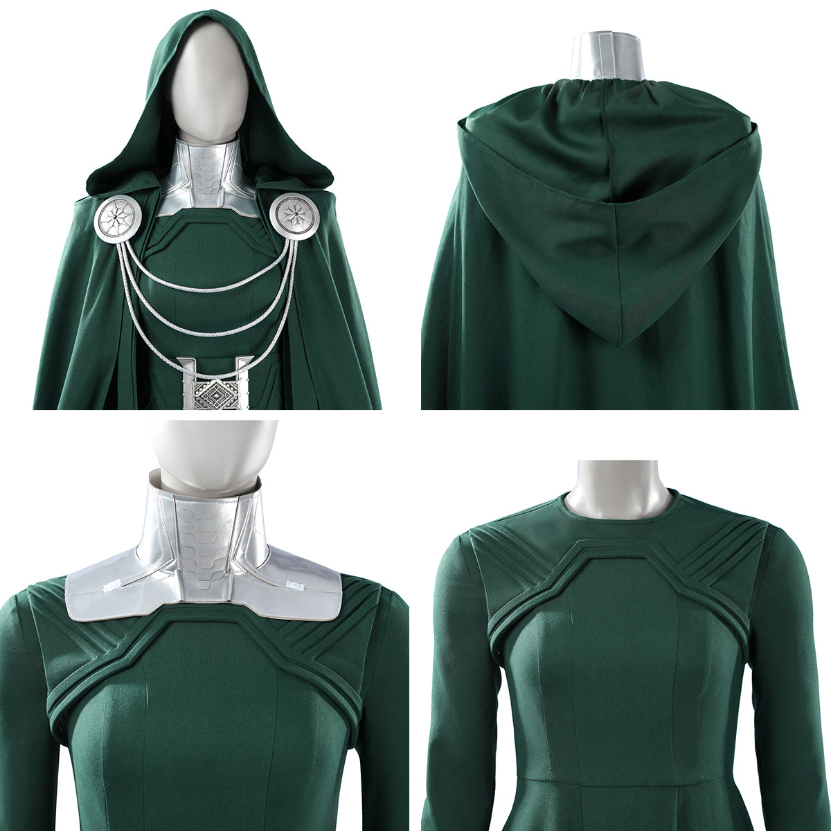 Avengers: Doomsday Latverian Witch Green Cosplay Costume