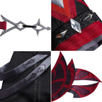 Genshin Impact Red Dead of Night Diluc Cosplay Costume