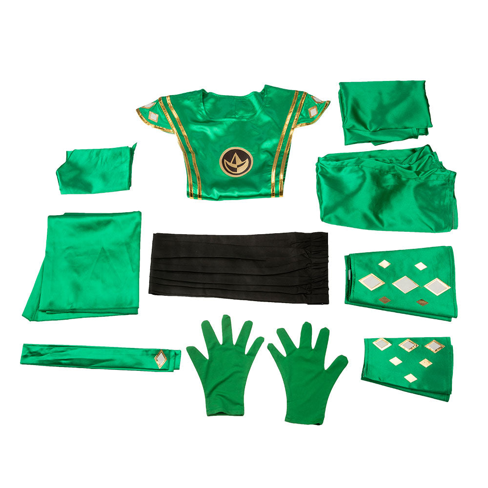 Power Rangers Green Ninjetti Ranger Green Ninja Ranger B Edition Cosplay Costume