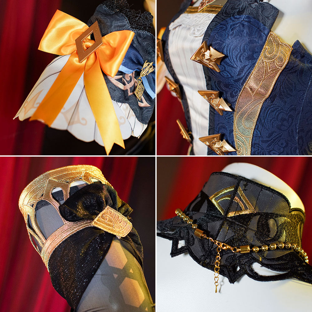 Genshin Impact Navia Premium Edition Cosplay Costume