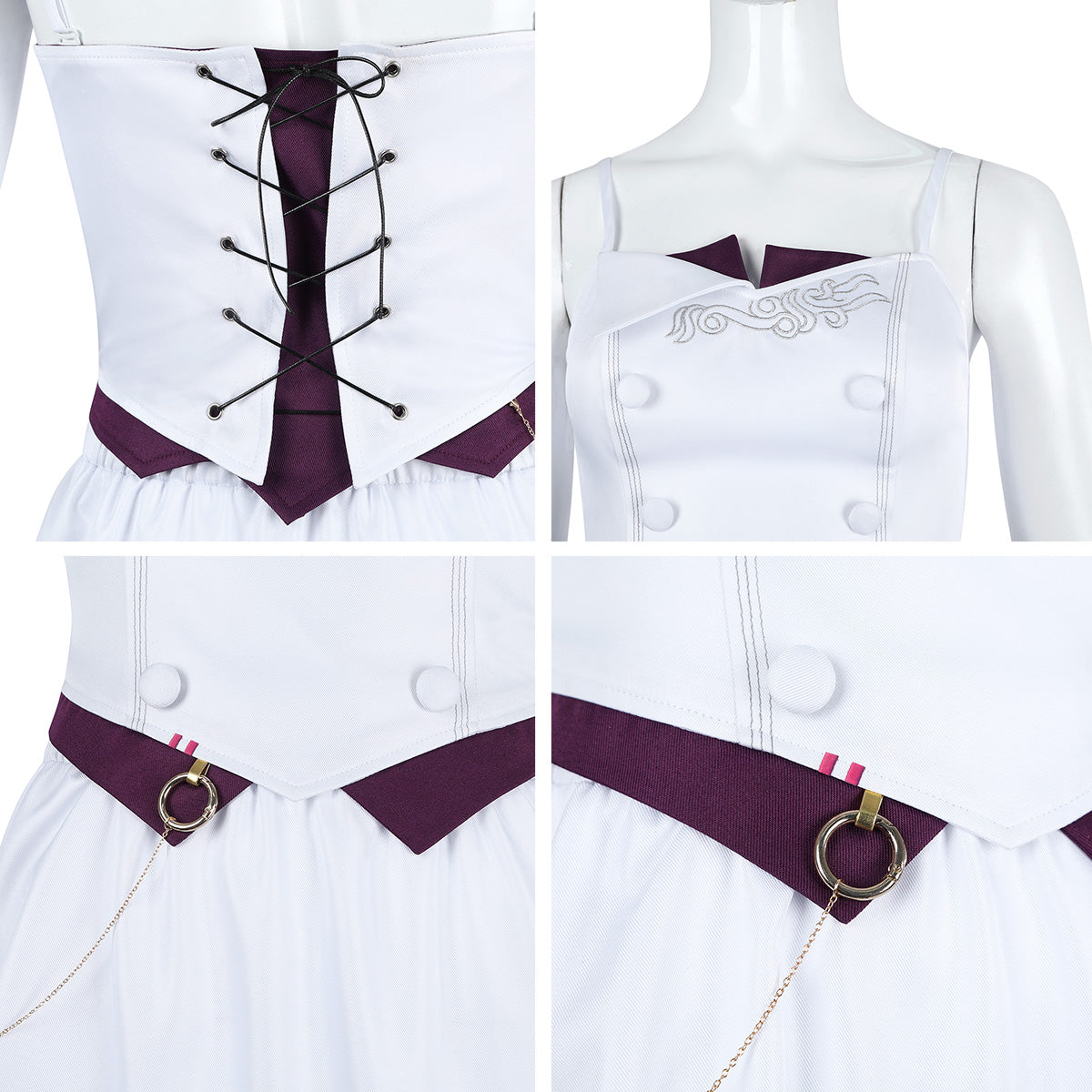 Arcane Season 2 Powder Dance Dress Cosplay Costume