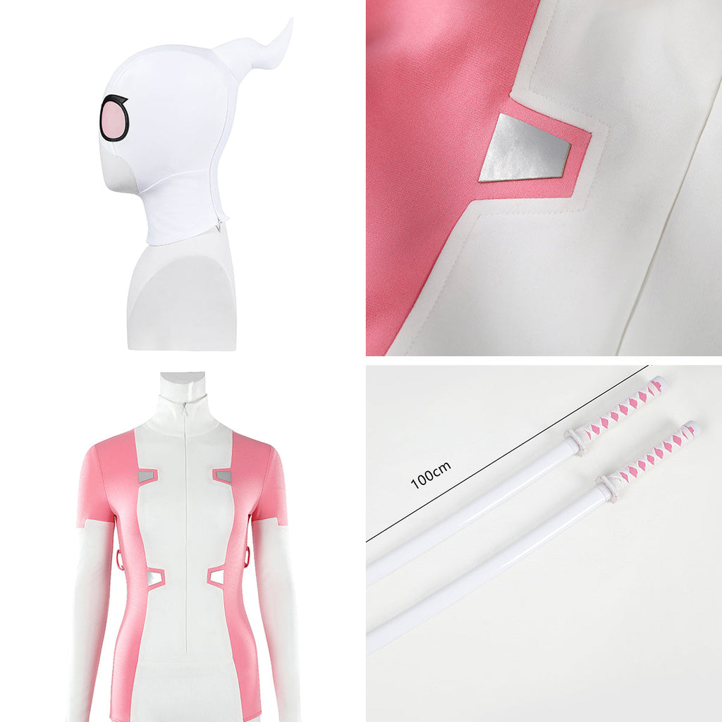 Marvel Comics Gwenpool Cosplay Costume