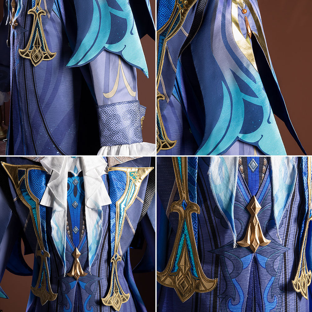 Genshin Impact Fontaine Neuvillette Cosplay Costume