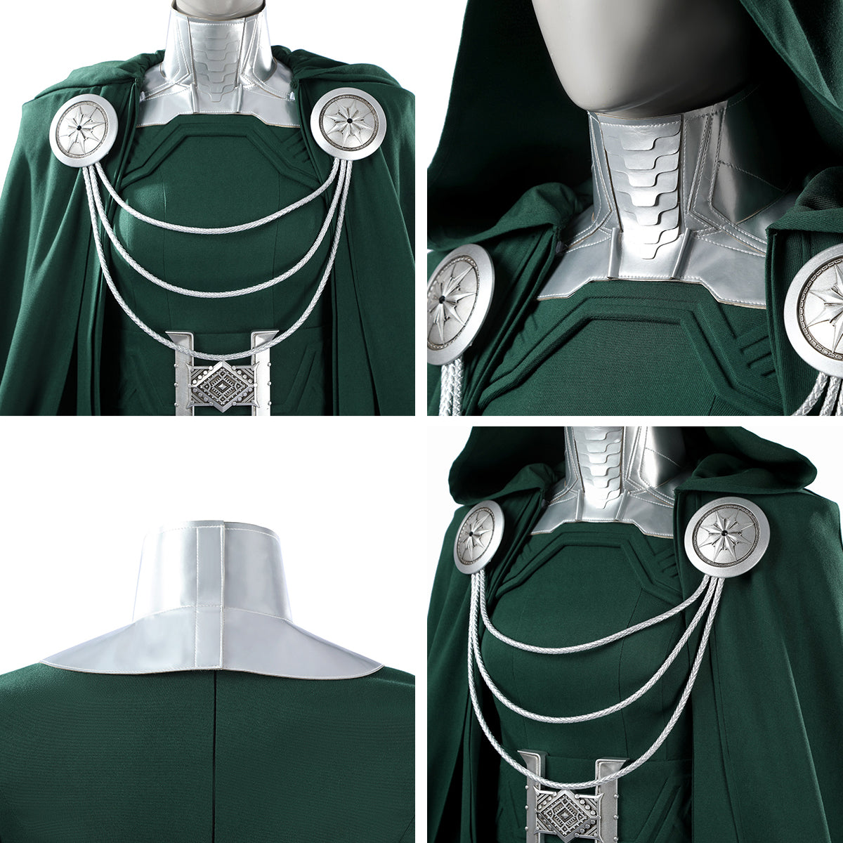 Avengers: Doomsday Latverian Witch Green Cosplay Costume