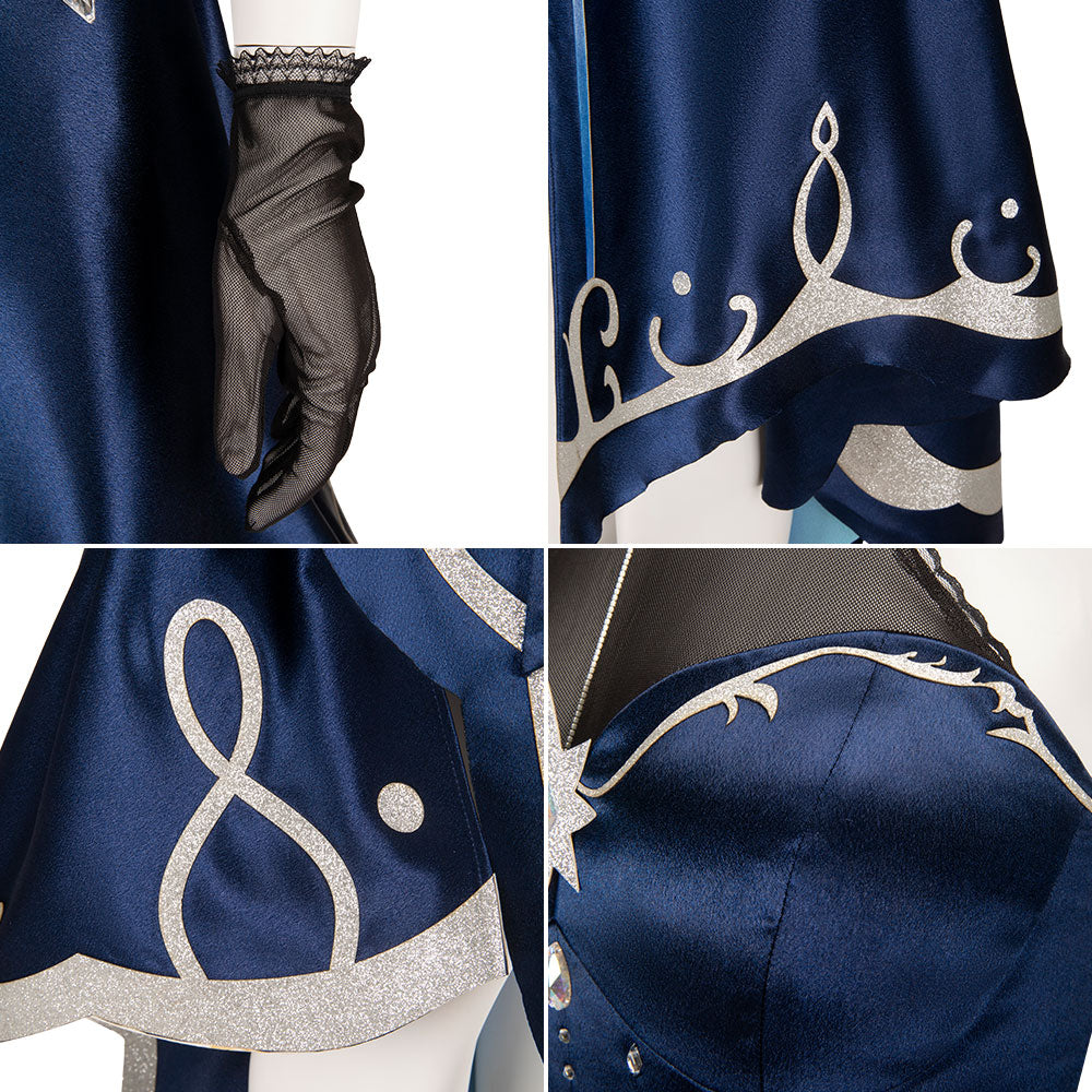 Genshin Impact Focalors Furina Dress Cosplay Costume