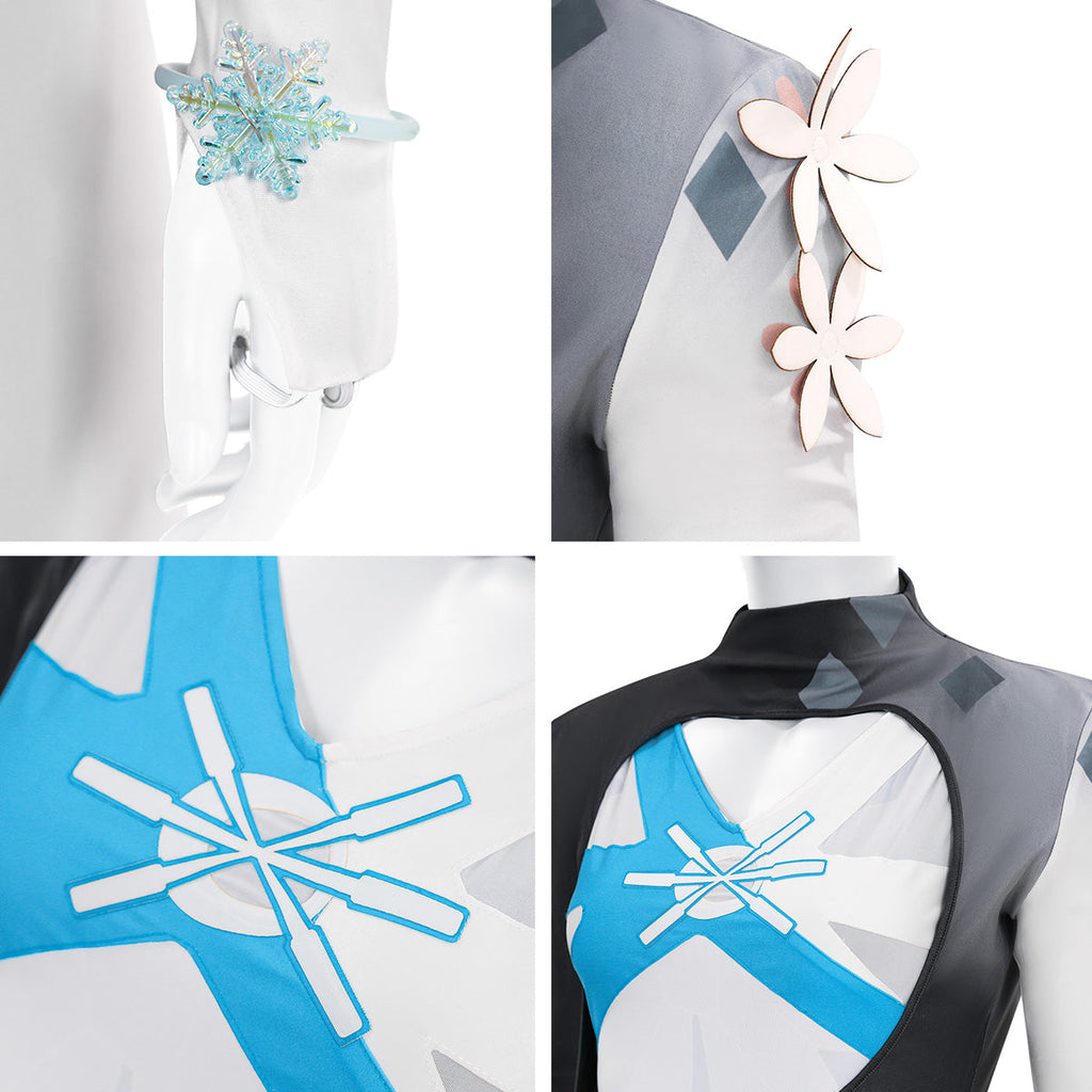 Marvel Rivals Luna Snow Cool Summer Cosplay Costume