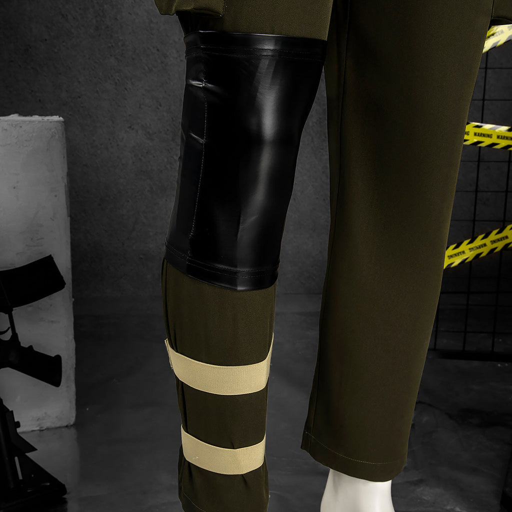 Metal Gear Solid Delta: Snake Eater MGS3 Big Boss Naked Snake John Solid Snake Green Cosplay Costume
