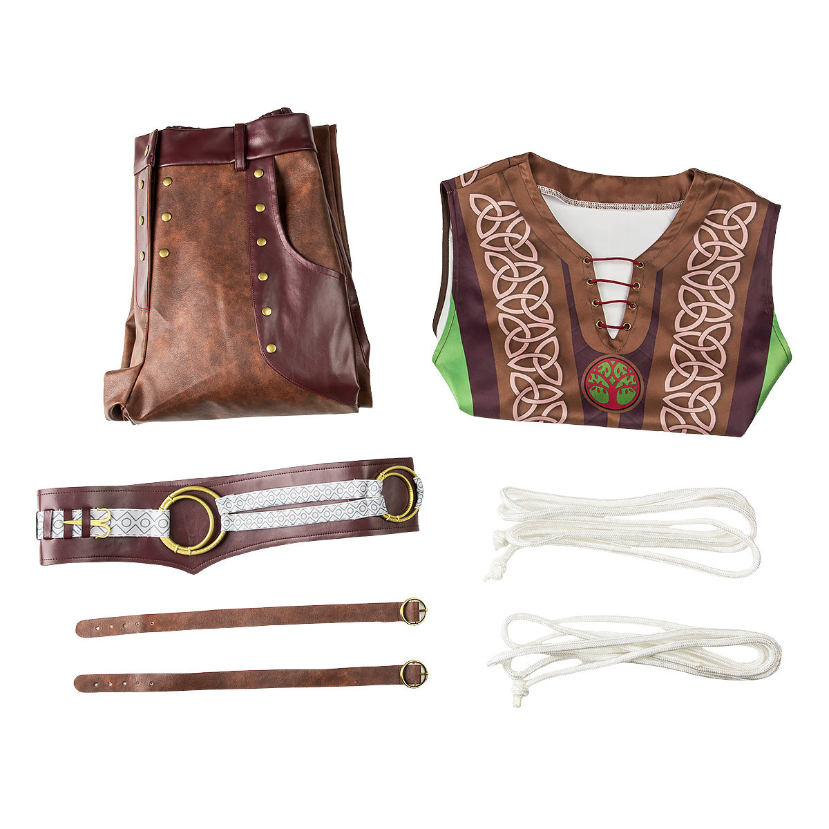 Baldur's Gate III Halsin Camp Cosplay Costume