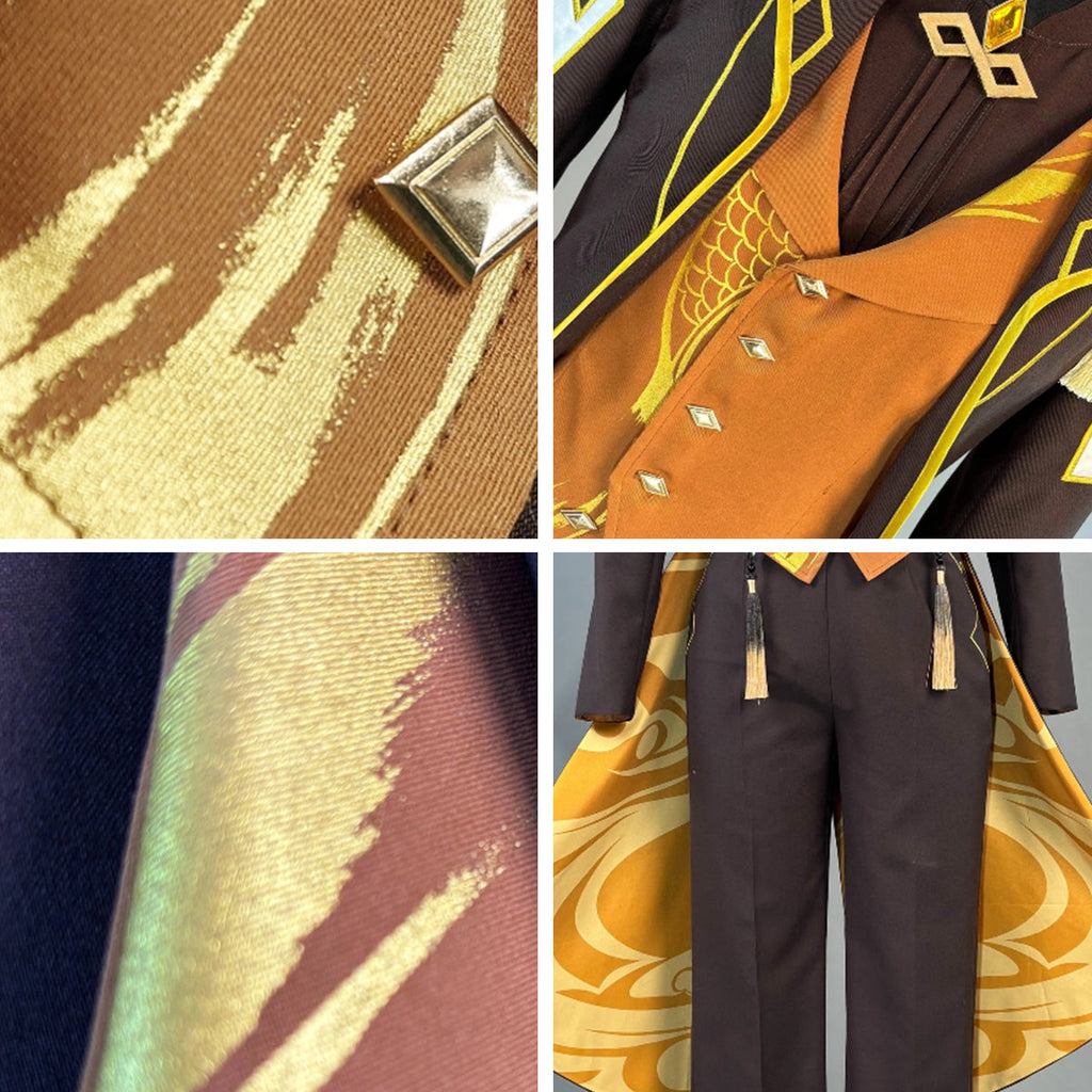 Genshin Impact Zhongli 2023 Concert Suit Cosplay Costume